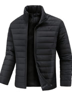 Clement | Quilted Bomber Jacket with Stand Collar for Men