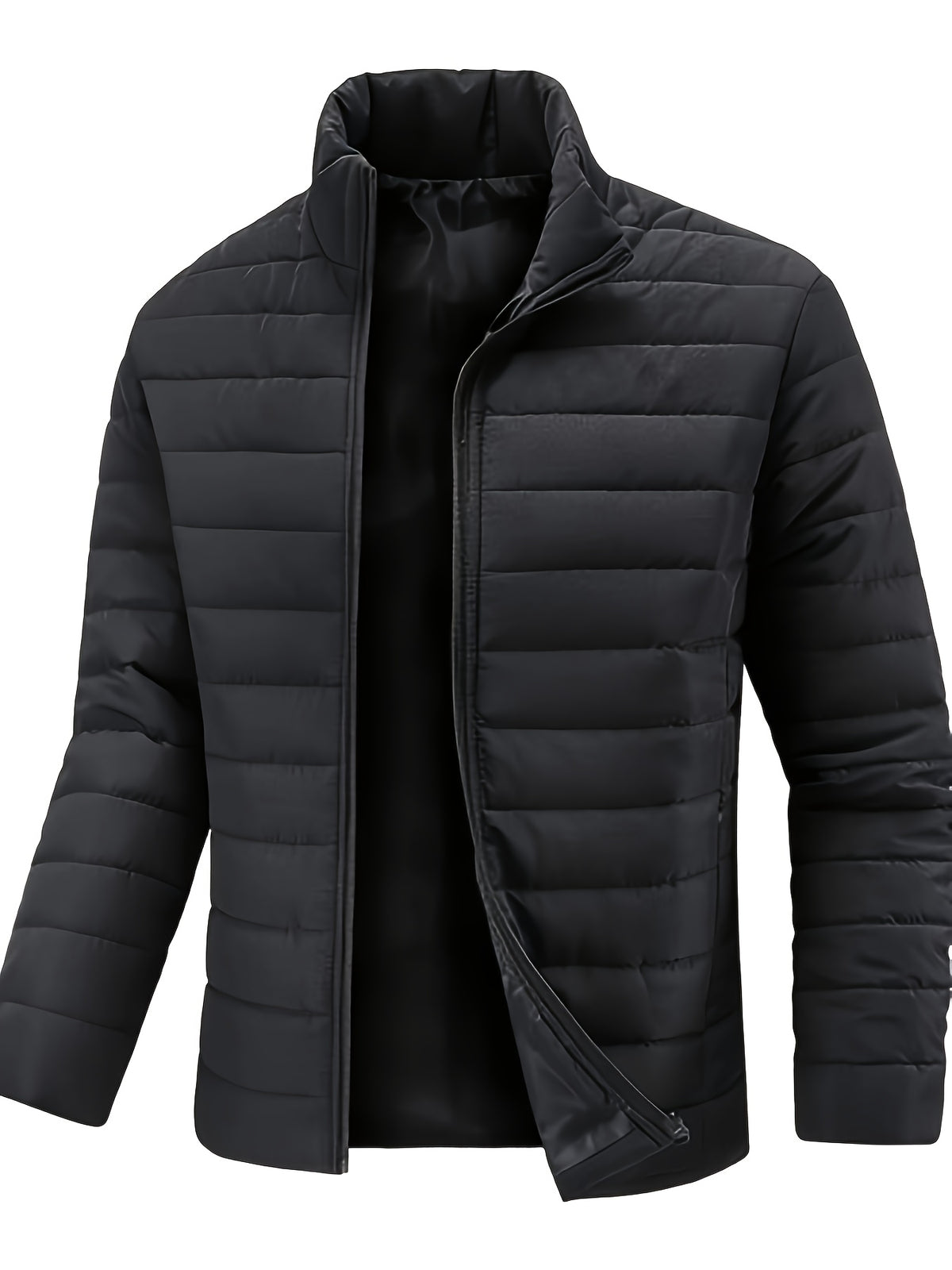 Clement | Quilted Bomber Jacket with Stand Collar for Men