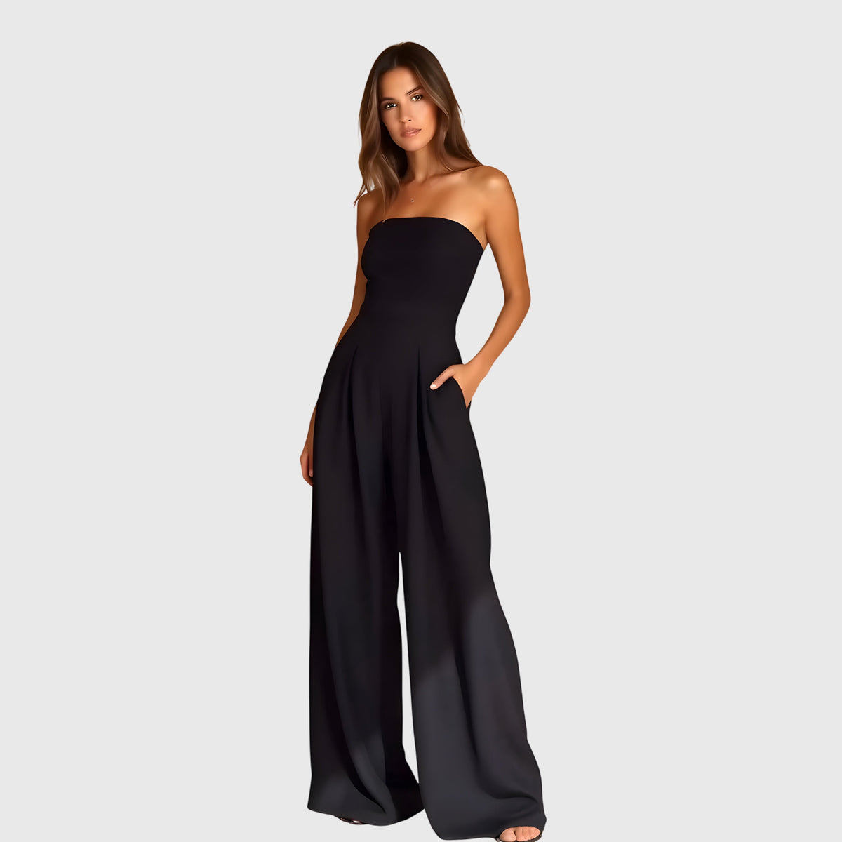 Quinn | Off-Shoulder Wide Leg Jumpsuit for Women