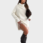 Cadence | Oversized Turtleneck Sweater Dress for Women