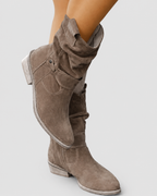 Solveig | Side-Zip Ankle Boots with Low Heel for Women