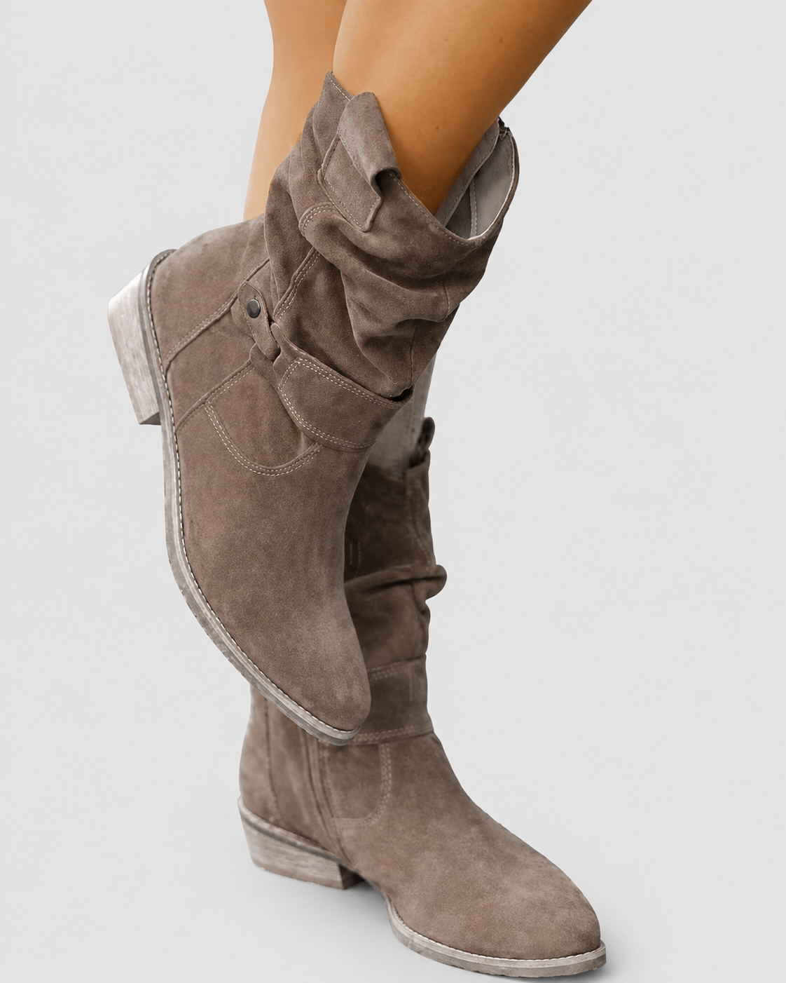 Solveig | Side-Zip Ankle Boots with Low Heel for Women