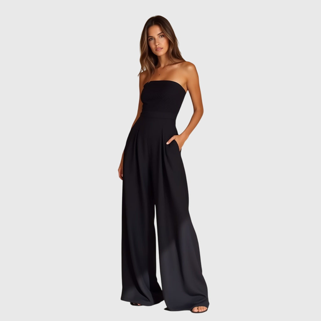 Quinn | Off-Shoulder Wide Leg Jumpsuit for Women