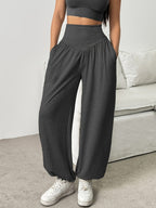 Bronwen | High-Waist Wide-Leg Baggy Sweatpants for Women