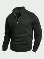 Wells | Half-Zip Ribbed Sweater for Men