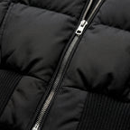 Loes Quilted Puffer Jacket with Ribbed Cuffs for Women