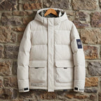Sheldon | Hooded Puffer Jacket with Zip Front for Men