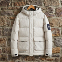 Sheldon | Hooded Puffer Jacket with Zip Front for Men