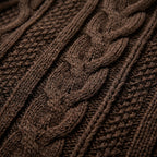 Dorien | Cable Knit Crewneck Knitted Sweater for Men