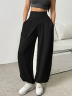 Bronwen | High-Waist Wide-Leg Baggy Sweatpants for Women