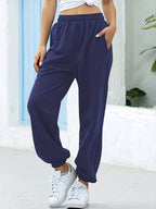 Brigitte | Wide Leg Sweat Pants with High Waist for Women