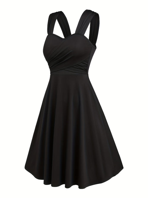 Clementine | Sleeveless Cross-Strap A-Line Homecoming Dress