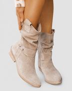 Solveig | Side-Zip Ankle Boots with Low Heel for Women