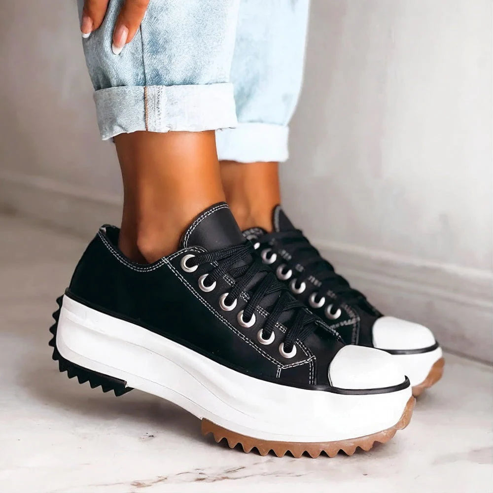 Nadalisse | Round-Toe Platform Loafers for Women