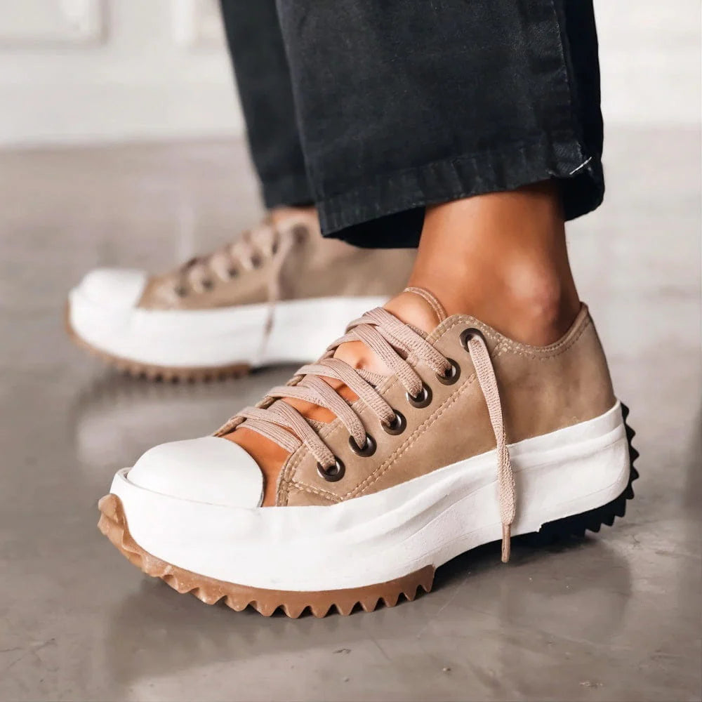Nadalisse | Round-Toe Platform Loafers for Women