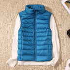 Karlijn | Quilted Zip-Front Puffer Vest with Stand Collar