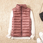 Karlijn | Quilted Zip-Front Puffer Vest with Stand Collar