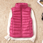 Karlijn | Quilted Zip-Front Puffer Vest with Stand Collar