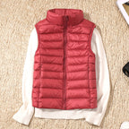 Karlijn | Quilted Zip-Front Puffer Vest with Stand Collar