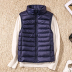 Karlijn | Quilted Zip-Front Puffer Vest with Stand Collar