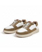 Yannic | Two-Tone Lace-Up Court Shoes for Men