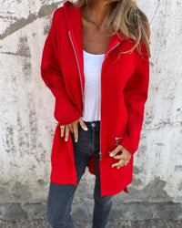 Kirsten | Hooded Zip-Up Cardigan with Long Sleeves for Women