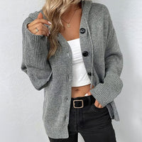 Katarina | Ribbed Oversized Sweater with Mock Neck for Women