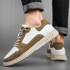 Yannic | Two-Tone Lace-Up Court Shoes for Men
