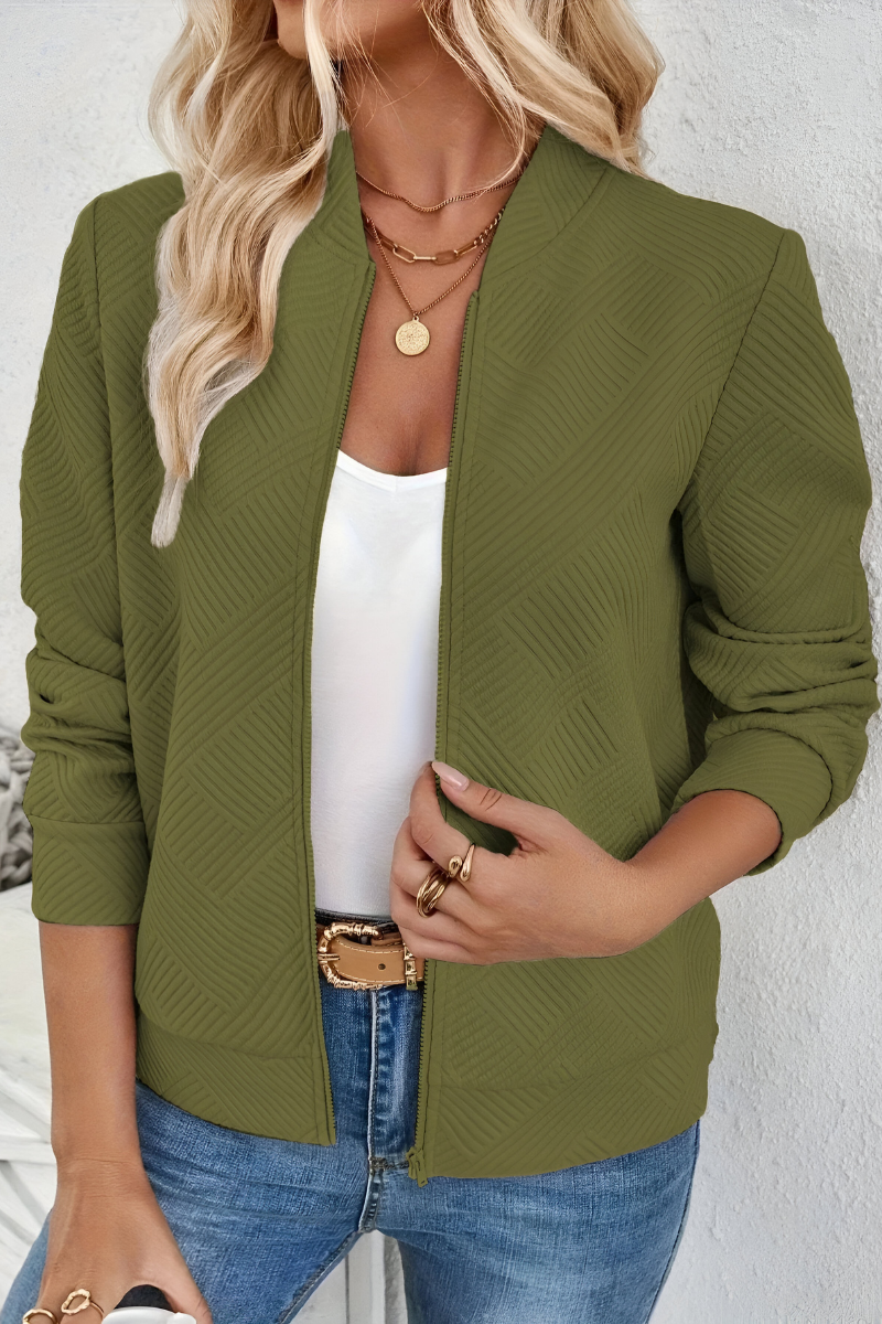 Liana | Ribbed Open-Front Knit Cardigan for Women