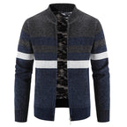 Nils | Ribbed Zip-Up Vest with Contrast Trim for Men