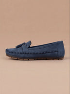 Odette | Tasseled Apron-Toe Moccasin Loafers for Women