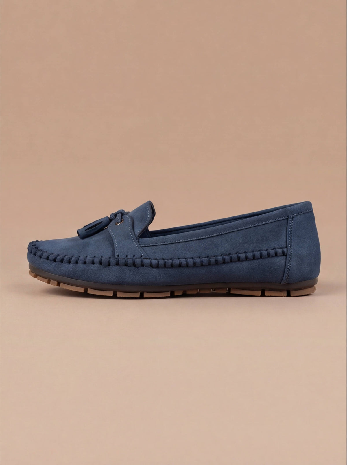 Odette | Tasseled Apron-Toe Moccasin Loafers for Women
