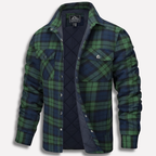 Rhys | Checkered Button-Front Flannel Shirt for Men