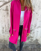Kirsten | Hooded Zip-Up Cardigan with Long Sleeves for Women