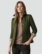 Cilla | Quilted Button-Front Longline Jacket for Women