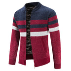 Nils | Ribbed Zip-Up Vest with Contrast Trim for Men