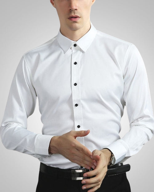 Anders | Slim Fit Button-Down Shirt with Collar for Men