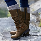Doris | Side-Zip Quilted Winter Boots with Cushioned Support for Women