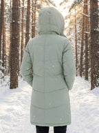 Lara | Hooded Quilted Puffer Jacket with Drawstring Waist