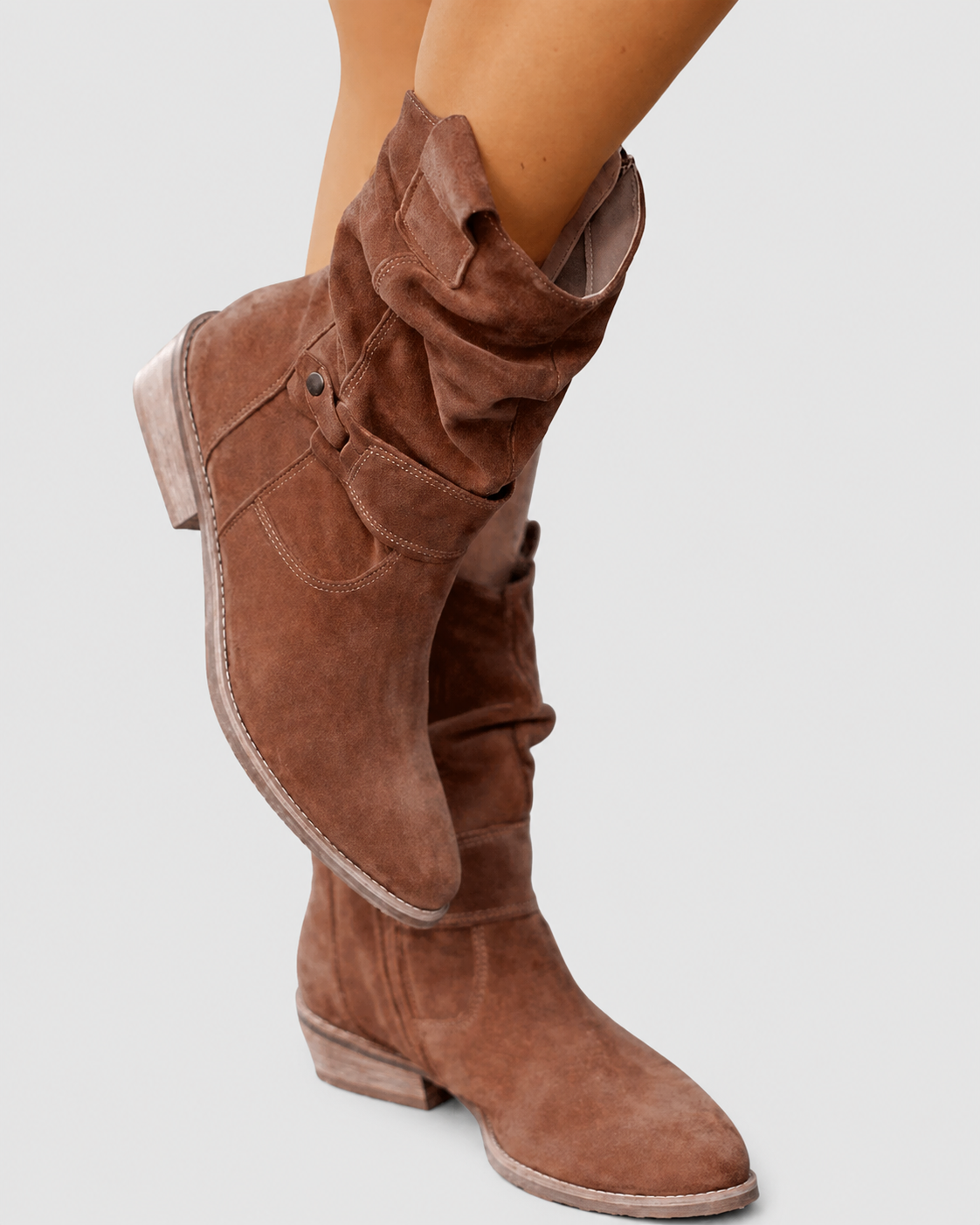 Solveig | Side-Zip Ankle Boots with Low Heel for Women