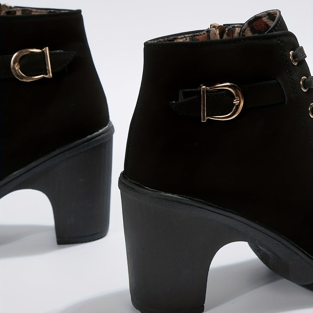 Fleur | Pointed-Toe Block Heel Ankle Boots for Women