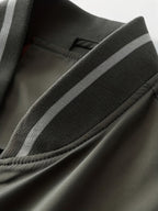 Armand | Ribbed Stand Collar Bomber Jacket for Men