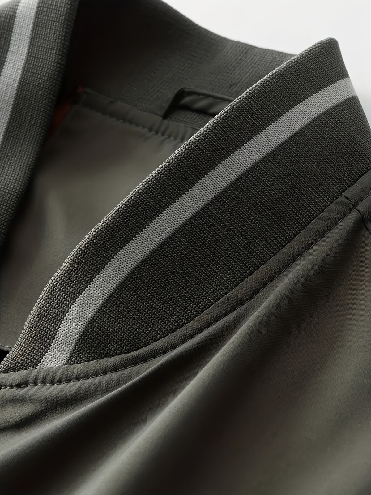 Armand | Ribbed Stand Collar Bomber Jacket for Men