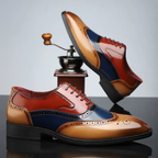 Lars | Two-Tone Wingtip Brogue Shoes for Men