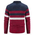 Nils | Ribbed Zip-Up Vest with Contrast Trim for Men