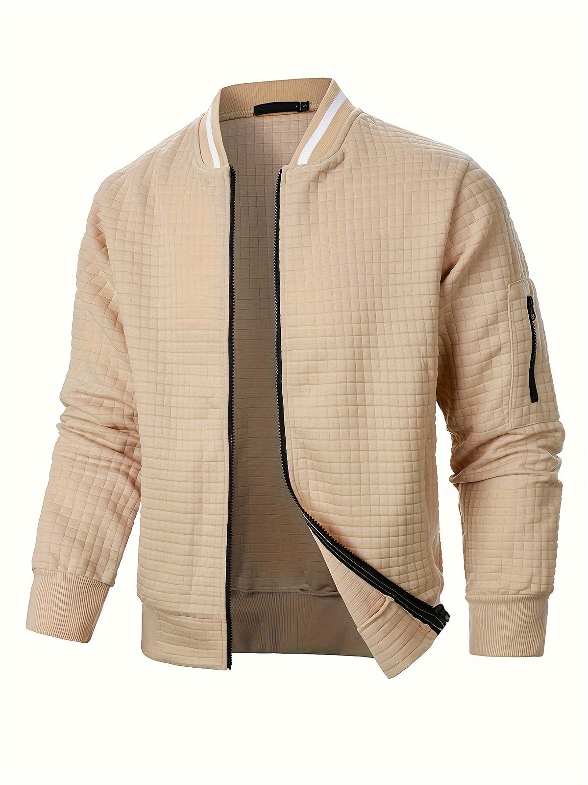 Cillian | Quilted Ribbed Bomber Jacket for Men