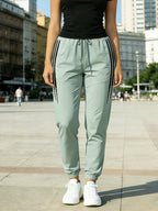 Bernadette | Striped Drawstring Sweatpants for Women