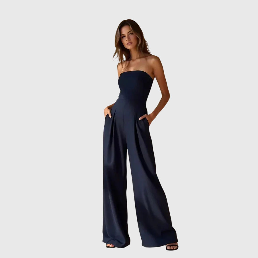 Quinn | Off-Shoulder Wide Leg Jumpsuit for Women