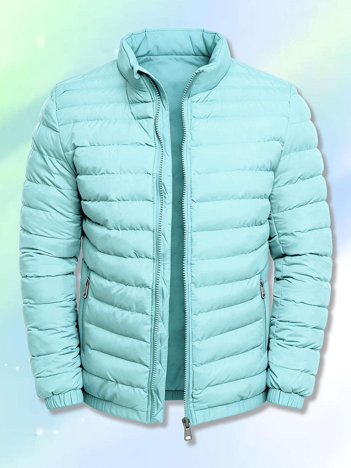Claus | Quilted Bomber Jacket with Stand Collar for Men