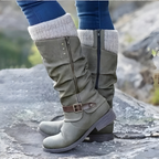 Doris | Side-Zip Quilted Winter Boots with Cushioned Support for Women